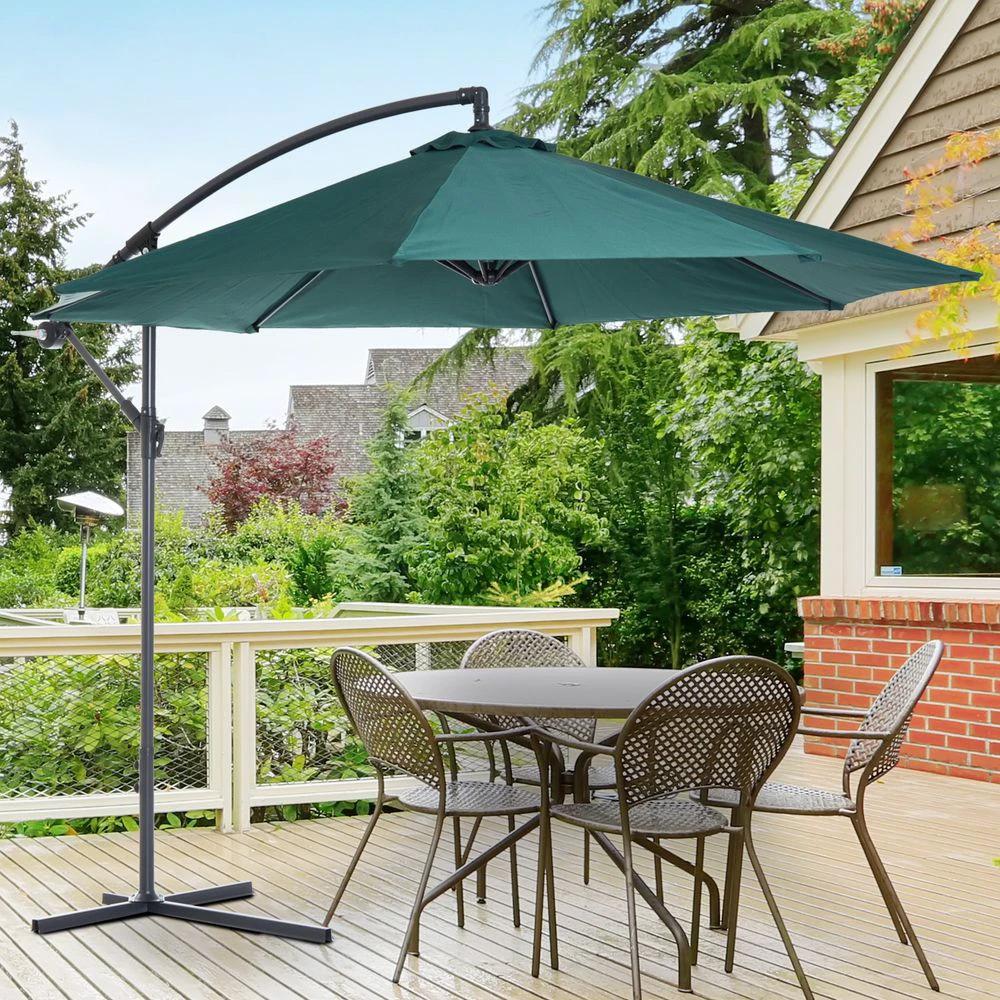 Outsunny 3m Garden Parasol Sun Shade Umbrella - Uncategorized Parasol