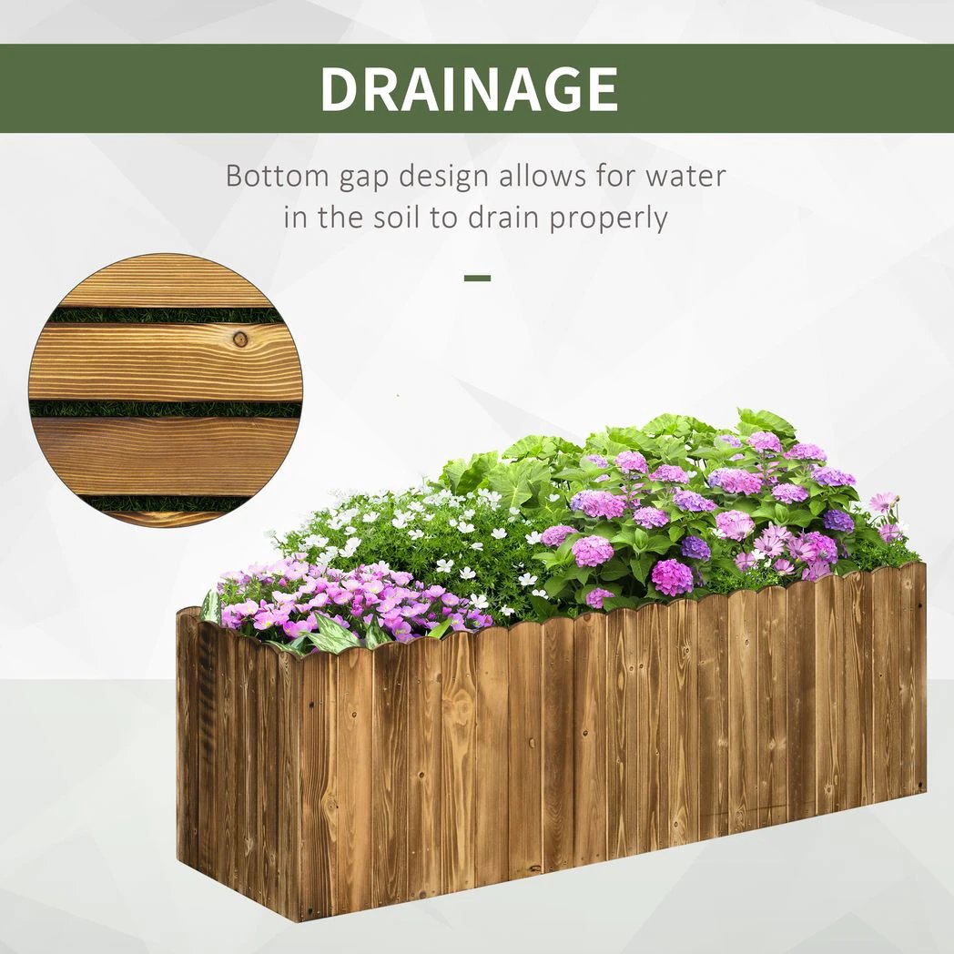 Flower, Vegetable Fir Plant Pot Planter by Outsunny