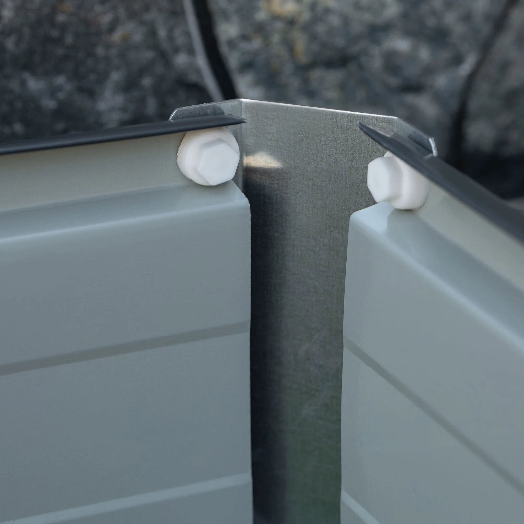 Outsunny Raised Garden Bed, Elevated Planter Box & Gloves, Grey - Raised Beds