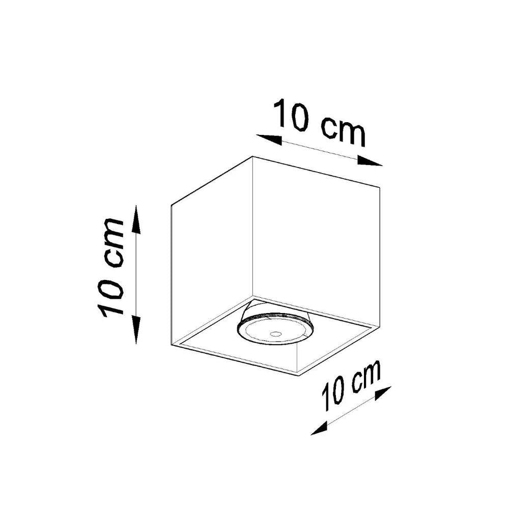 Sollux Lighting Ceiling lamp aluminum Quad modern Design G9 - Uncategorized Lamp