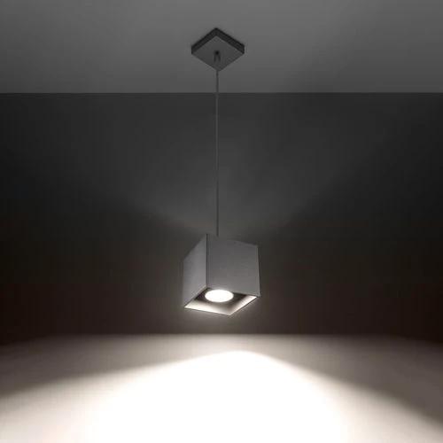Pendant lamp aluminum Quad modern Design GU10 by Sollux Lighting