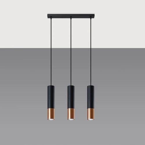 Sollux Lighting Pendant lamp steel Loopez modern Design GU10 - Pendant Lights