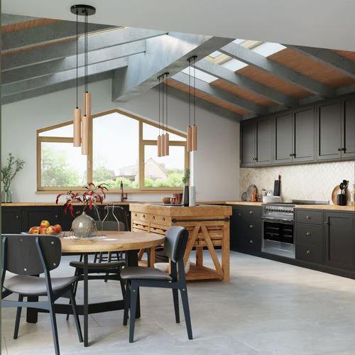 Sollux Lighting Pendant lamp wood Lino Scandinavian Design GU10 - Pendant Lights