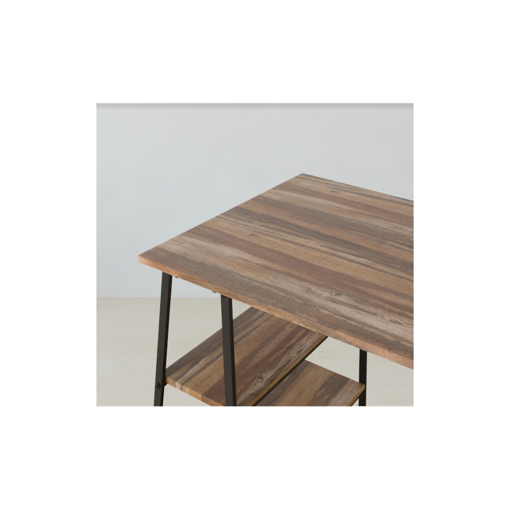 Tavolo Home Office Desk with Both Side Shelf- TAVOLO - Desks Desk