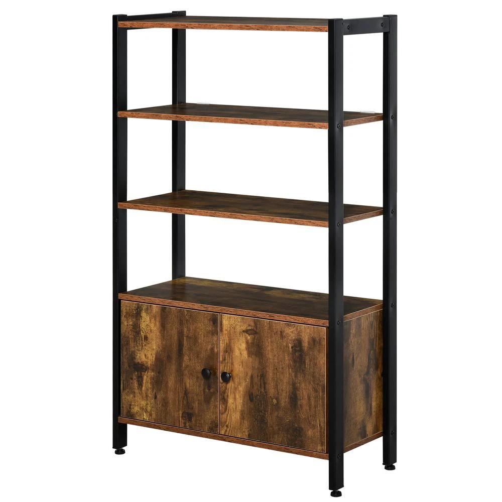 Multifunctional Bookshelf Storage Cabinet Bookcase Shelves & Cupboard by Unbranded