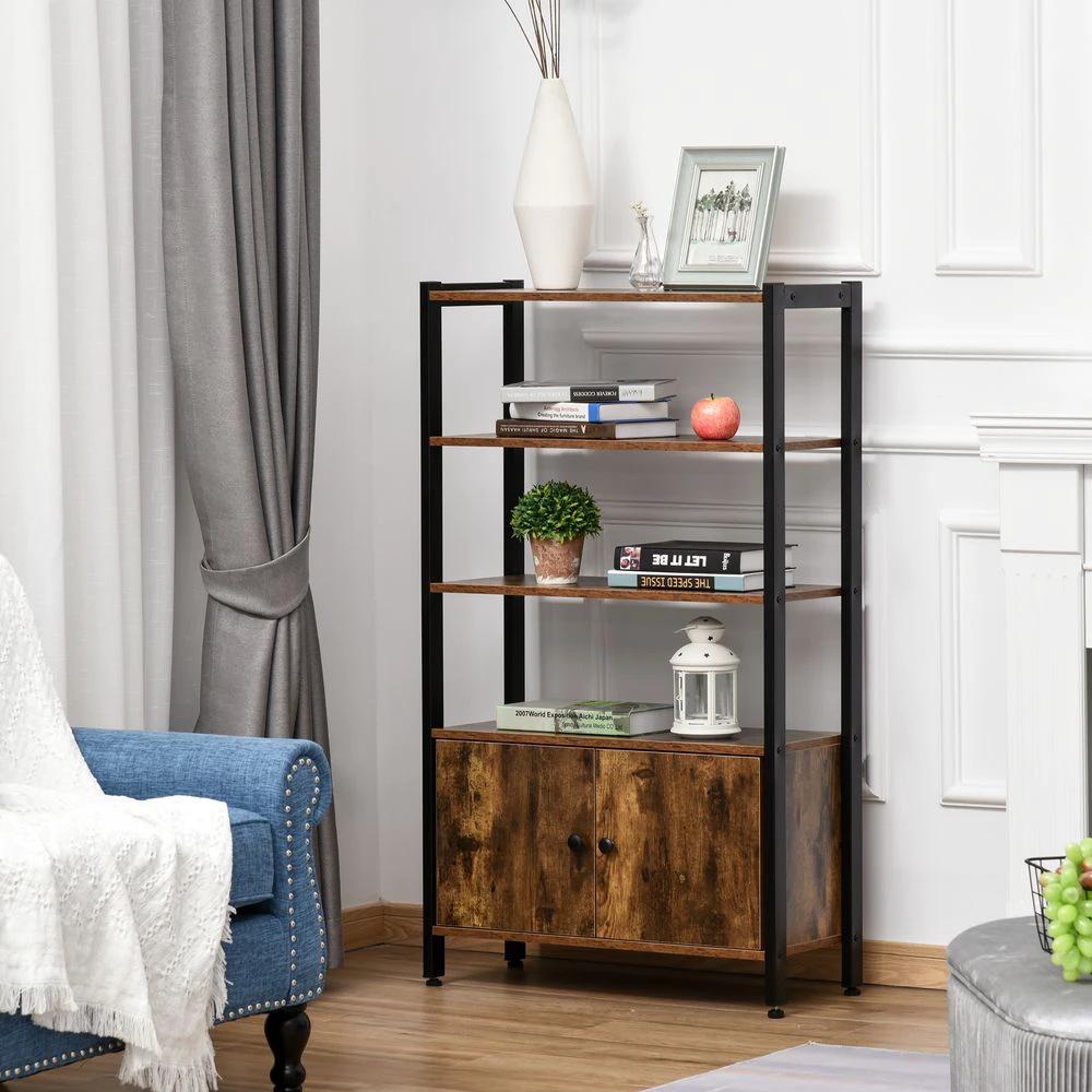 Multifunctional Bookshelf Storage Cabinet Bookcase Shelves & Cupboard by Unbranded