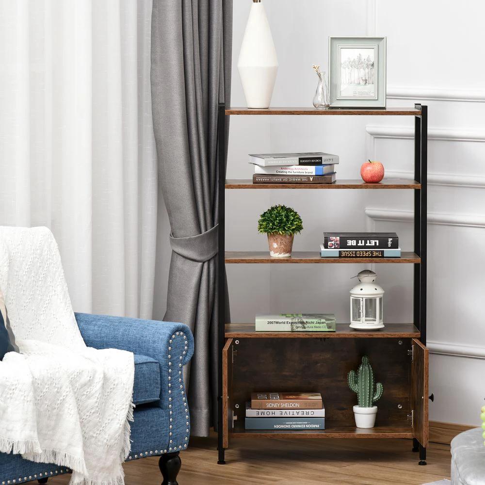 Multifunctional Bookshelf Storage Cabinet Bookcase Shelves & Cupboard by Unbranded