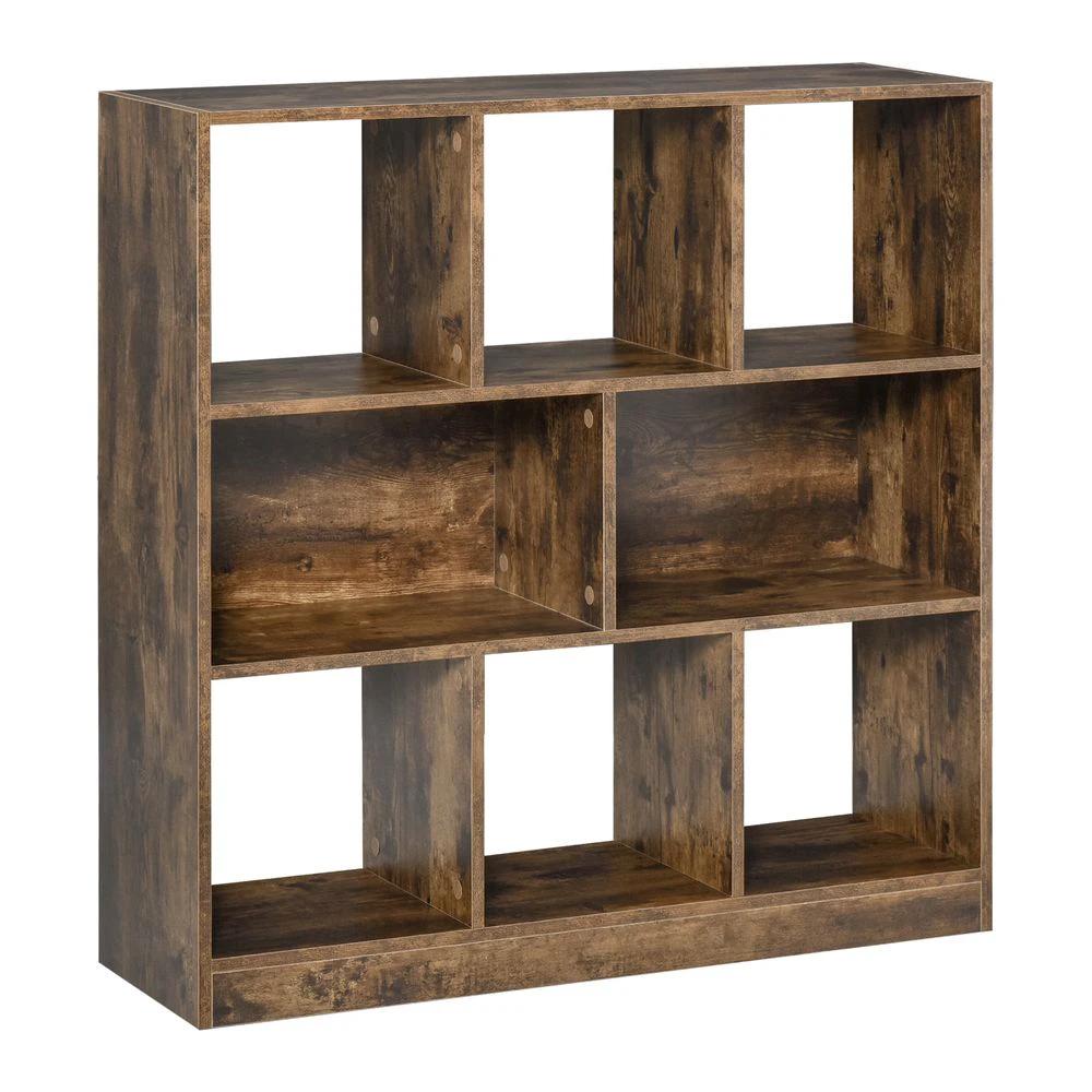 Storage Shelf 3-Tier Bookcase Display Rack Organizer for Office