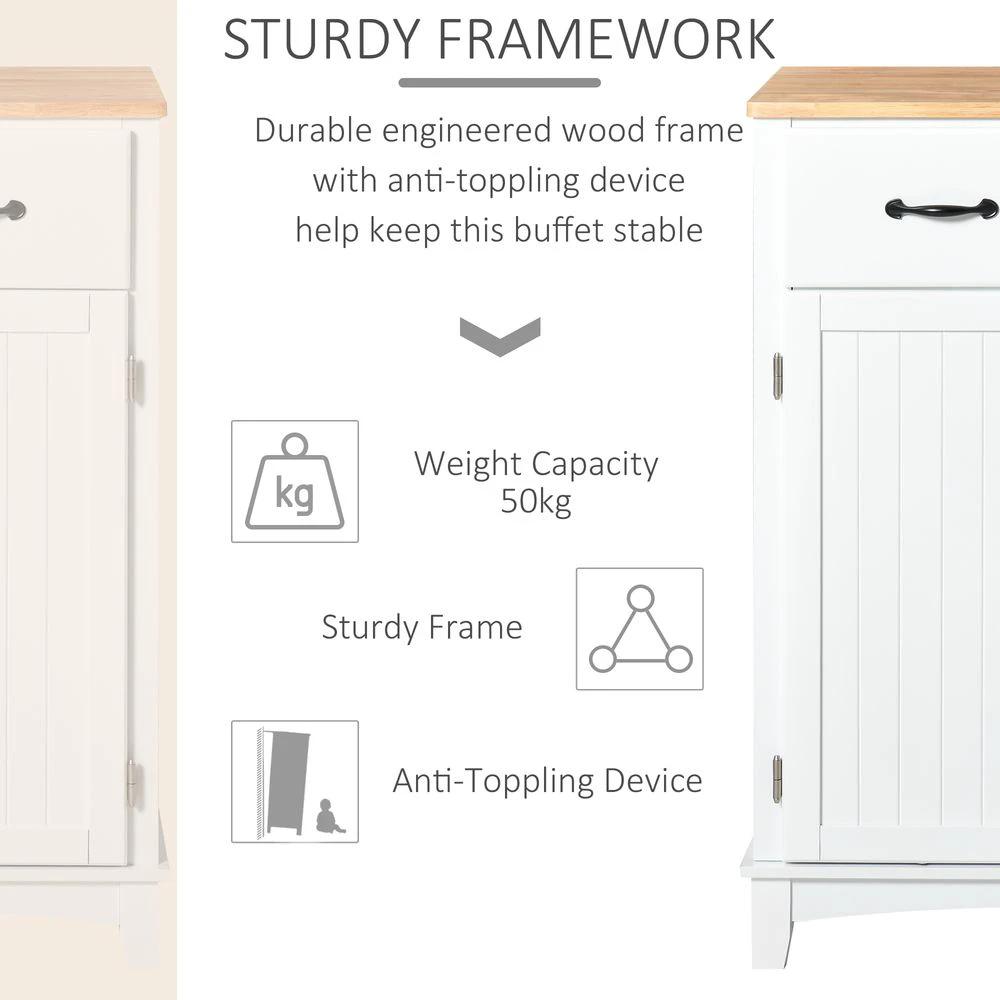 Unbranded Simple Kitchen Cupboard Storage Cabinet w/ Drawer Living & Dining Room - Chest of Drawers