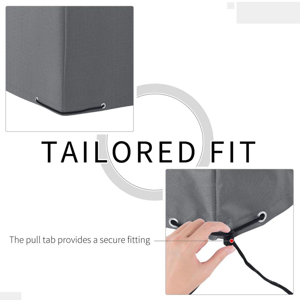 Unbranded 225x210cm Outdoor Garden Furniture Protective Cover UV Resistant Outsunny - Uncategorized Cover