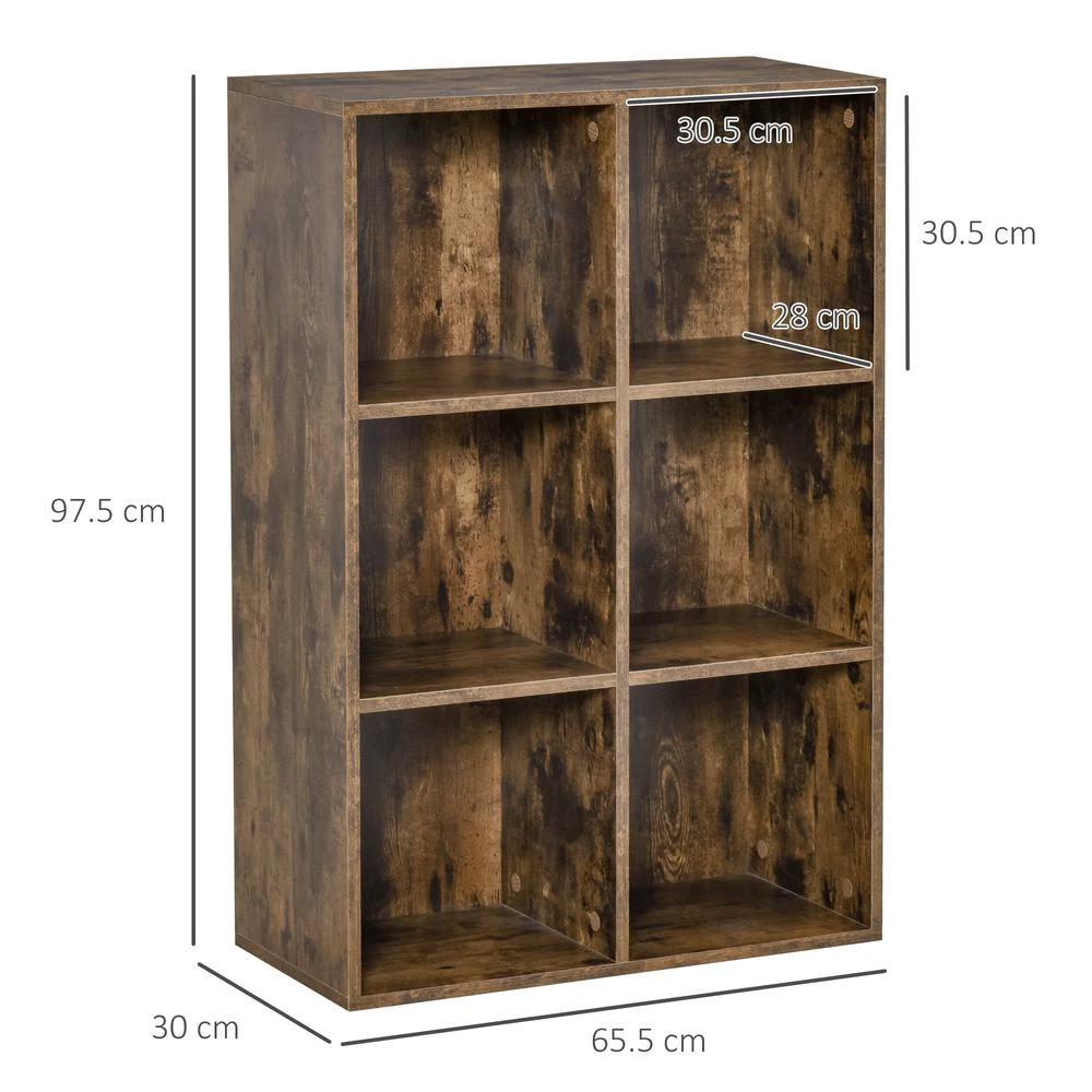 Cubic Cabinet Bookcase Storage Shelves Display for Study, Home, Office by Unbranded
