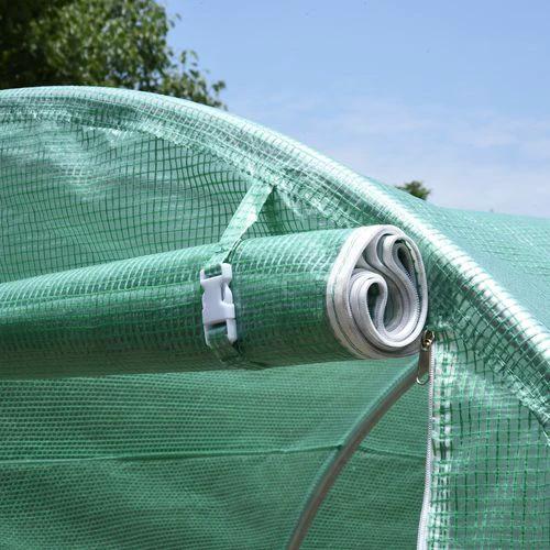 Outsunny Greenhouse Polytunnel Walk-in Grow Plant Steel 3 x 2 M Outdoor by Unbranded