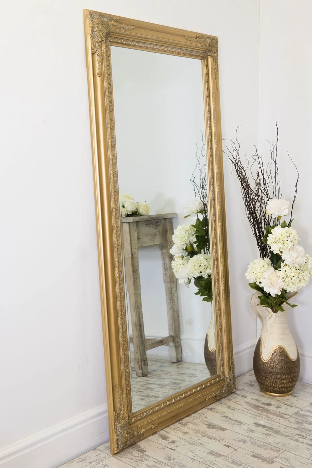 Caspian Vintage Elegant Antique Design Full Length Mirror 178 x 87 CM by Unbranded