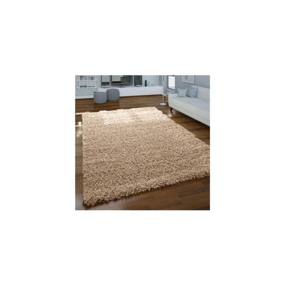 Unbranded LIGHT BEIGE SHAGGY RUGS 200 x 290 - Uncategorized Rug