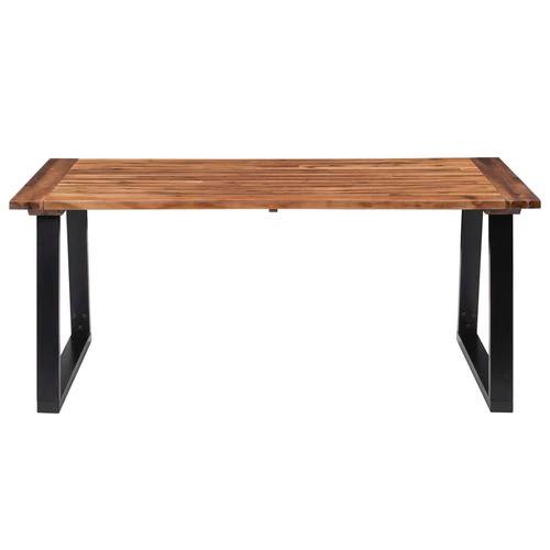 vidaXL Dining Table Solid Acacia Wood 180x90 cm - Dining Table