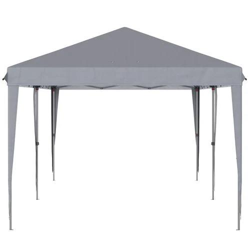 Outsunny 3 x 6 m Pop Up Gazebo Patio Party Event Heavy Duty Canopy Grey - Gazebos