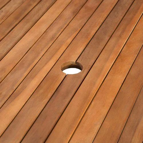 vidaXL Garden Table 200x100x74 cm Solid Acacia Wood - Garden Table