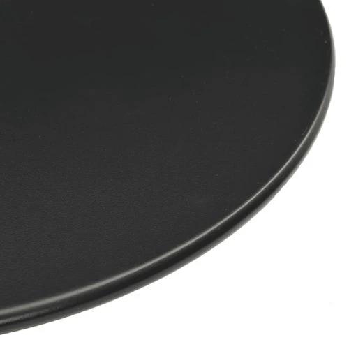 vidaXL Garden Table Round Black Ø60x105 cm Steel by vidaXL