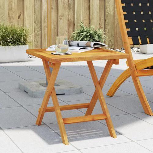 vidaXL vidaXL Garden Side Table 40x40x40 cm Solid Wood Acacia - Garden Table