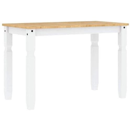 vidaXL 5 Piece Dining Set Panama White Solid Wood Pine by vidaXL