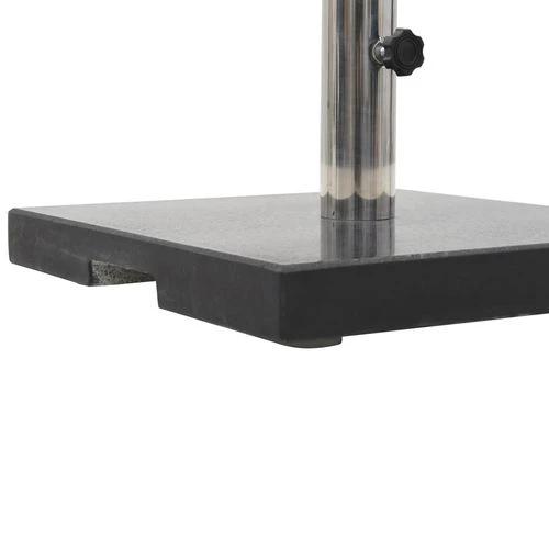 vidaXL Granite Parasol Base 20 kg Square with Sturdy Stability for Outdoor Umbrellas - Parasol