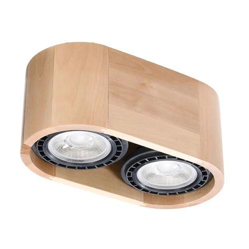Ceiling lamp wood Basic Scandinavian Design GU10 by Sollux Lighting