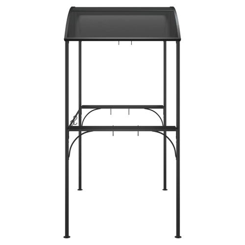 vidaXL BBQ Gazebo 220x115x230 cm Steel Frame with Durable Roof for Outdoor Cooking Enthusiasts by vidaXL