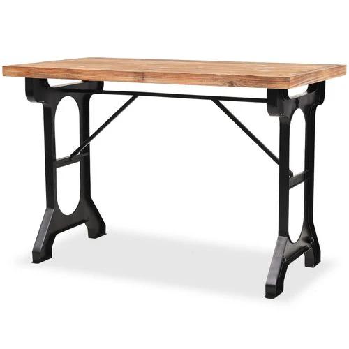 vidaXL Dining Table Solid Fir Wood Top 122x65x82 cm - Dining Table