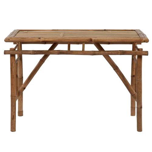vidaXL Folding Garden Table 115x50x75 cm Bamboo - Garden Table