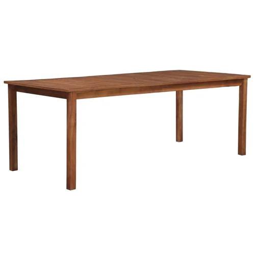 vidaXL Garden Table 200x100x74 cm Solid Acacia Wood - Garden Table