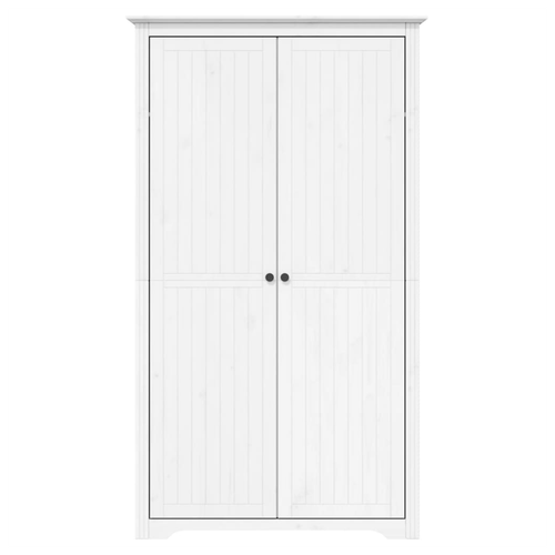 vidaXL Solid Pine Wood Wardrobe 101x52x176.5 cm French Style Spacious Storage for Bedroom by vidaXL