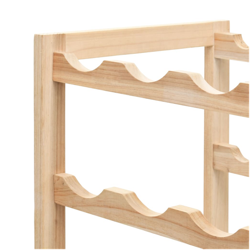 vidaXL vidaXL Wooden Wine Rack 57.5x28x102 cm with 8 Tiers for Wine Enthusiasts - Wine Rack
