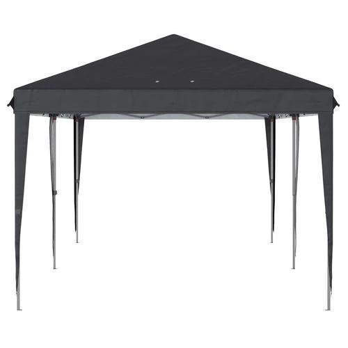 3 x 6 m Pop Up Gazebo Patio Party Event Heavy Duty Canopy Black by Outsunny