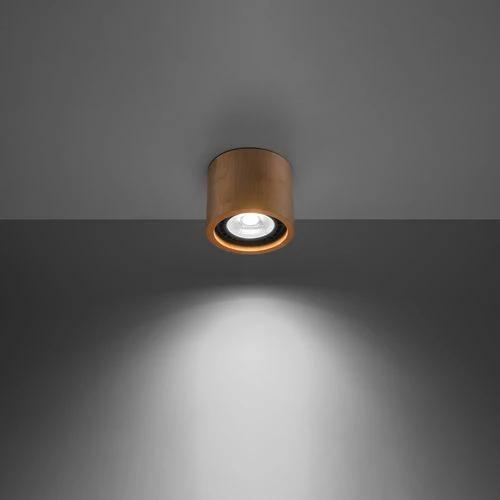 Sollux Lighting Ceiling lamp wood Basic Scandinavian Design GU10 - Ceiling Lights