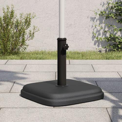 vidaXL vidaXL Parasol Base 11 kg Square for Ø32/35/38 mm Poles with Concrete Fill for Outdoor Umbrella Stability - Parasol