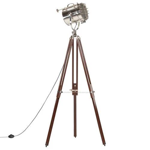 vidaXL Tripod Floor Lamp Solid Mango Wood 180 cm - Lamp