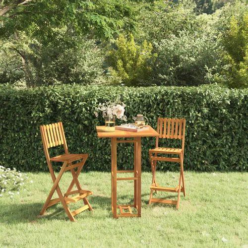 vidaXL Bistro Table 75x75x110 cm Solid Wood Acacia - Bistro Sets