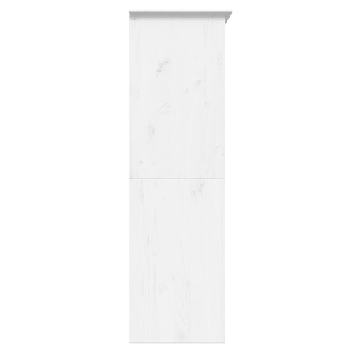 vidaXL Wardrobe BODO White 151.5x52x176.5 cm Solid Wood Pine by vidaXL