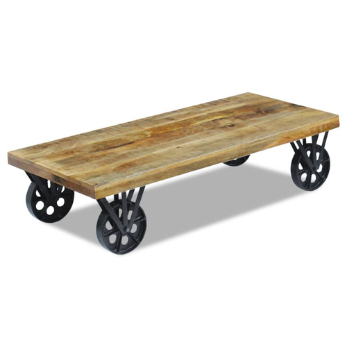 vidaXL Coffee Table Mango Wood 120x60x30 cm by vidaXL