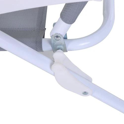 Outsunny Outsunny Folding Sun Lounger Garden Reclining Lounge Chair 4Level Backrest - Sun Lounger