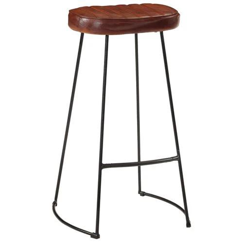 vidaXL Gavin Bar Stools 2 pcs Dark Brown 44x37.5x78 cm by vidaXL