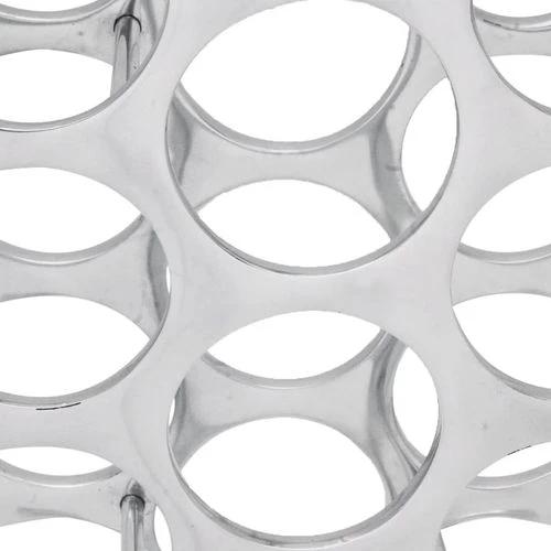 vidaXL vidaXL Wine Rack Aluminium Silver 27 Bottle Capacity with Modern Design for Wine Enthusiasts - Wine Rack