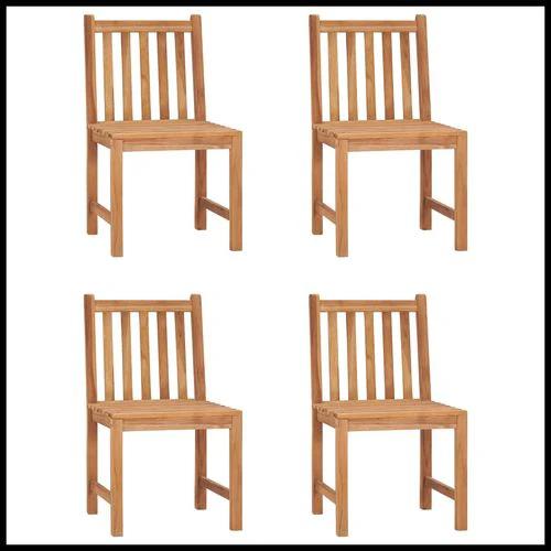 Quality Teak Garden Dining Set 5 Piece Durable Outdoor Patio by vidaXL