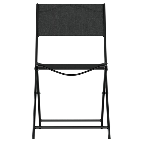 vidaXL vidaXL 3 Piece Bistro Set Steel Black - Bistro Sets