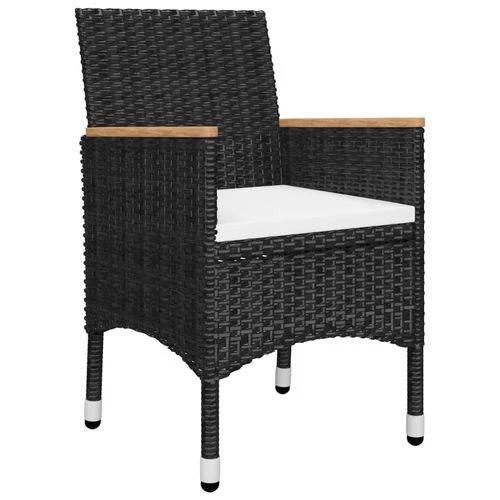 Elegant 5 Piece Acacia Wood Garden Dining Set with Cushions for Outdoor Entertaining by vidaXL