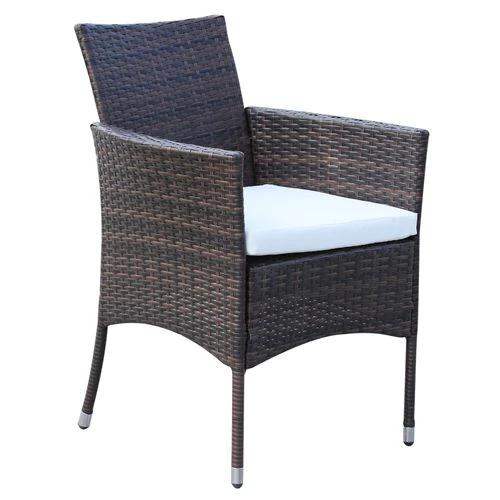 Outsunny 7Pc Rattan Garden Furniture Dining Set: 1 x Rectangular - Uncategorized Garden Set