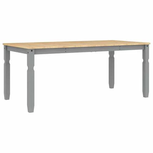 vidaXL 5 Piece Dining Set Panama Grey Solid Wood Pine by vidaXL