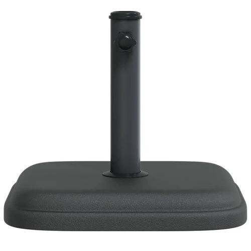 vidaXL vidaXL Parasol Base 11 kg Square for Ø32/35/38 mm Poles with Concrete Fill for Outdoor Umbrella Stability - Parasol