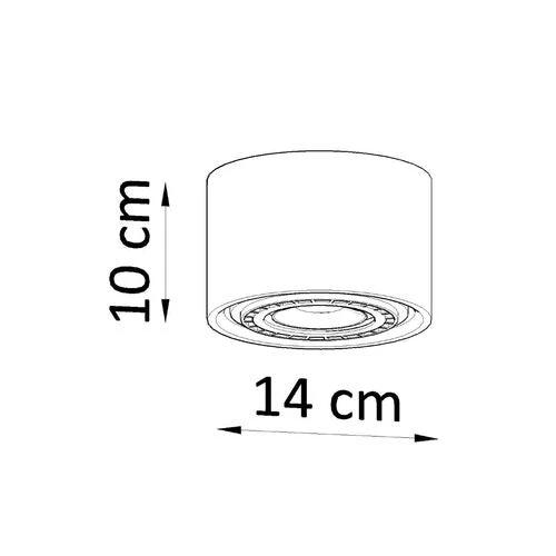 Sollux Lighting Ceiling lamp wood Basic Scandinavian Design GU10 - Ceiling Lights