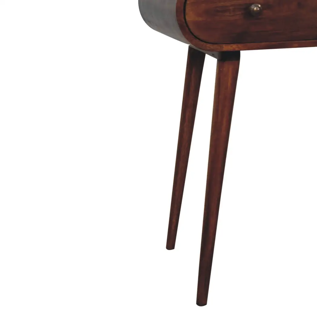 Artisan Furniture Artisan Furniture Solid Wood Chestnut London Arch Writing Desk, 2 Drawers, Brown - Desk